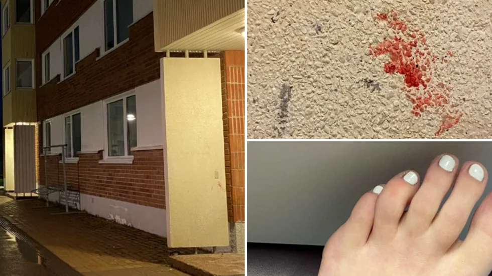 Bråket mellan de tre unga kvinnorna inträffar under en sen augustinatt, 2023.