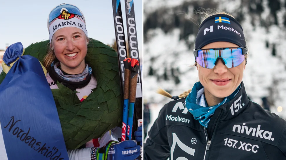 Duellen i Nordenskiöldsloppet. Frida Hallquist har vunnit de två senaste gångern, men nu har hon trappat ner sin träning och utmanas av Linnea Johansson som gjort starkt avtryck i Ski classics.