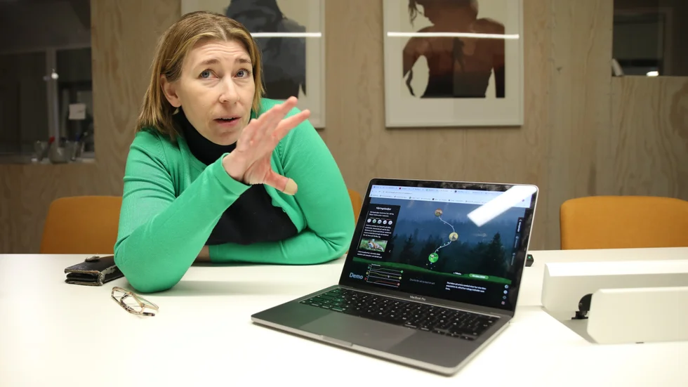 Anna Eklöf är professor i ekologi. Det var hennes idé om att visualisera näringsvävar som lade grunden till Lutra interactive – ett spelföretag som utvecklar så kallade "seriösa spel".