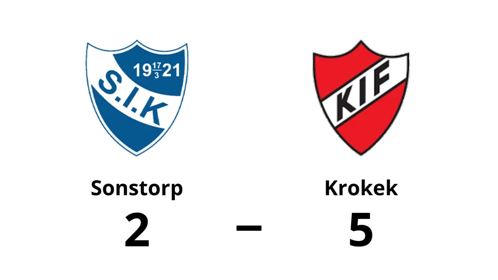 Sonstorps IK förlorade mot Krokek