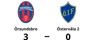 Klar seger för Örsundsbro mot Östervåla 2 på Åvallen