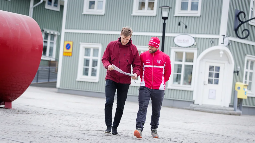 Gustaf Walther och Daniel Almqvist är eldsjälarna bakom Hitta ut i Piteå och ser fram emot en ny säsong. "Vi vill att det ska nyttjas av så många som möjligt och då försöker vi vara där folk är. Vi kan tyvärr inte täcka hela Piteå kommun men vi försöker rotera lite", säger Gustaf Walther om årets kartområden.