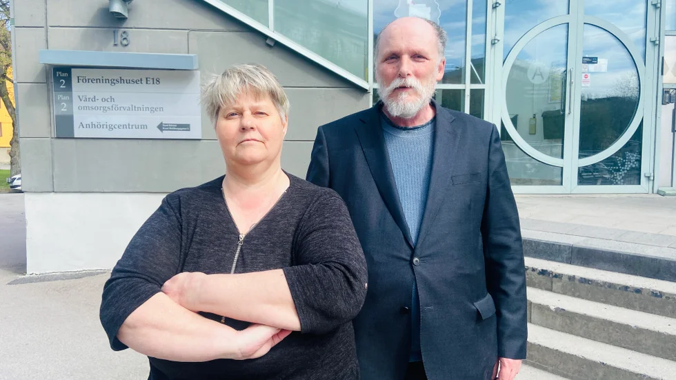 Inger Salam Nouri och Gunnar Gustafsson i Föreningen Grunden i Eskilstuna, som välkomnar alla människor med funktionshinder. "V behöver fler ideella krafter för att människor inte ska isoleras hemma och känna sig utestängda från samhället."