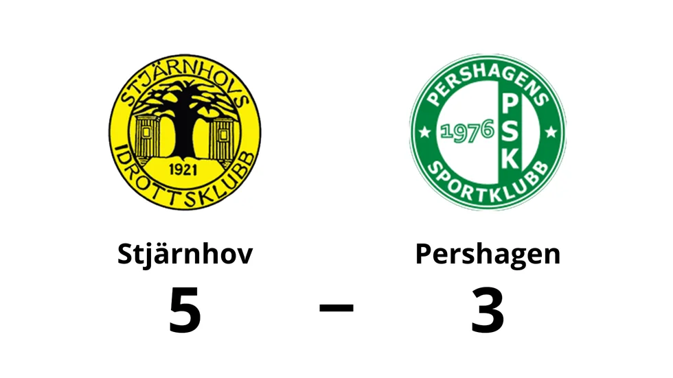 Stjärnhovs IK vann mot Pershagens SK