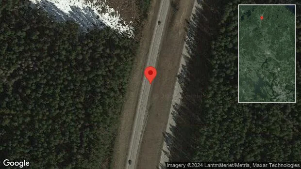 Stopp på E4 på grund av singelolycka med en lastbil