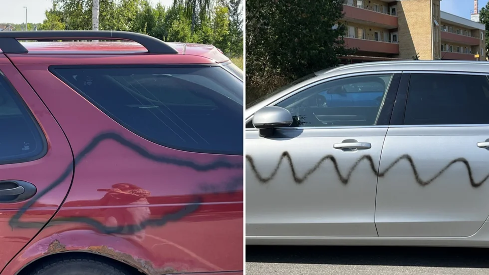 Skadegörelse på bilar, Hultsfred.