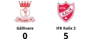 Klar seger för IFK Kalix 2 mot Gällivare