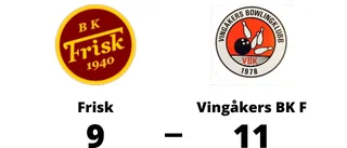 Vingåkers BK F besegrade Frisk med 11-9
