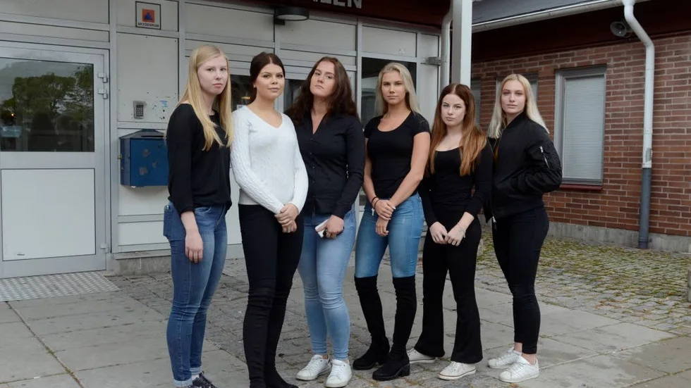 Oro. Hanna Wall, Fredrika Norberg, Mathilda Larsson, Hanna Ledin, Ellen Nilsson och Hanna Enesund Tuoremaa vill ha alla sina lektioner.