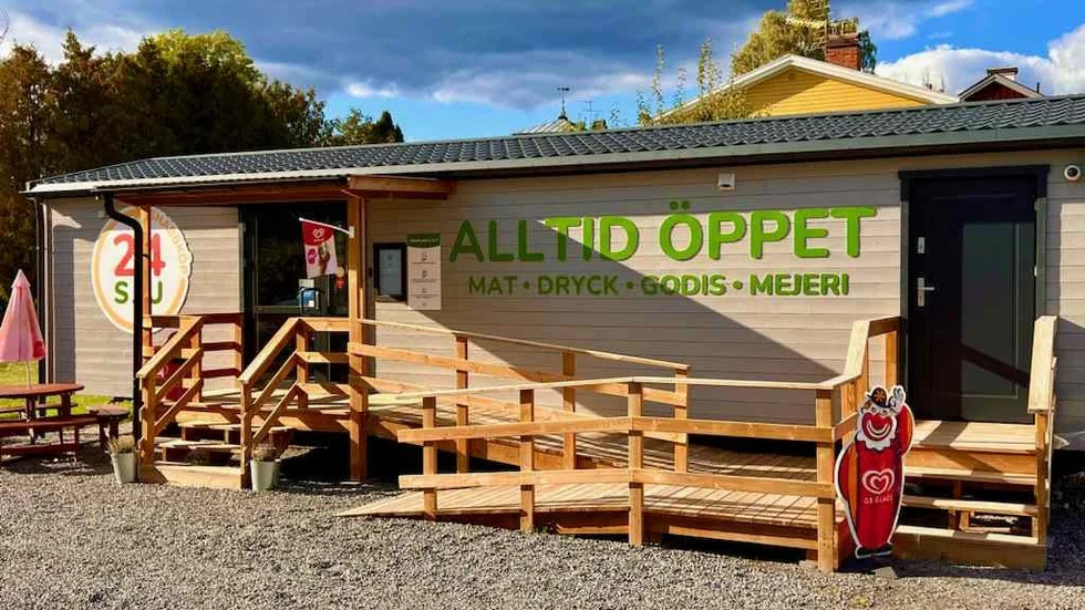 Den obemannade butiken i Mellösa utsattes för stöld i helgen.