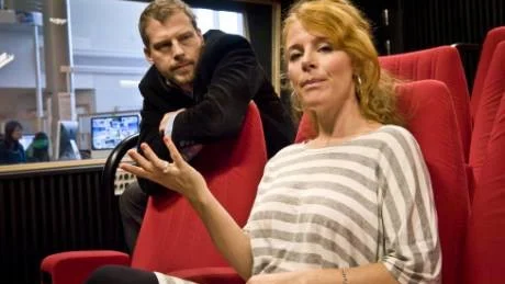 VINNARE. Johan Palmgren och Åsa Blanck är glada vinnare av Eric Forsgrens dokumentärfilmspris.