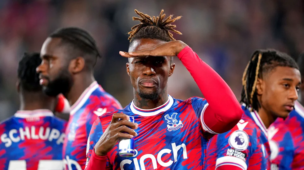 Wilfried Zaha, segerskytt för Crystal Palace hemma mot Wolverhampton.