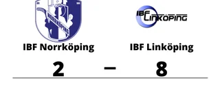 Utklassning när IBF Linköping besegrade IBF Norrköping