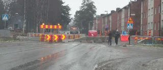 Akut vattenläcka i Luleå i samband med reparationsarbete
