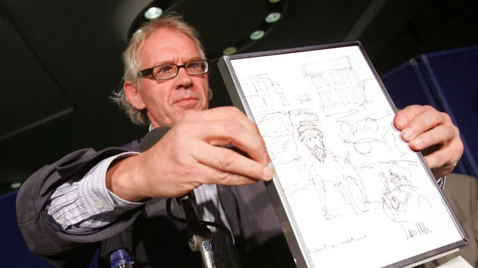 Lars Vilks. Fick inte ett lika massivt stöd.