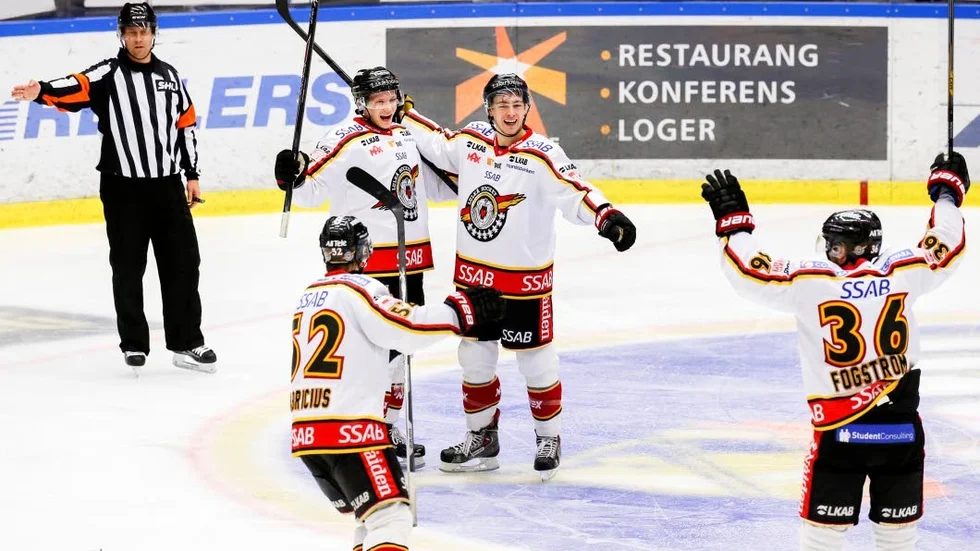 Fogström firar efter 1–1.