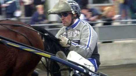 John Östman vann igår på Peabtravet med Liberty F.H. och blir säkert att räkna med under V75-dagen i juni. (Arkivbild)