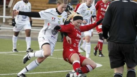 Jennifer Rönnberg - en av flera unga, duktiga hemmatjejer igår.