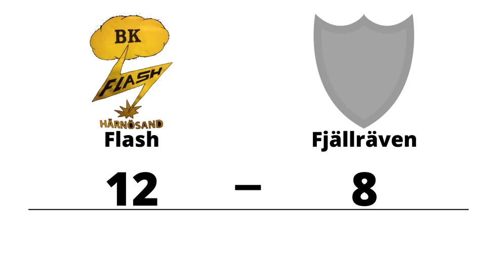BK Flash vann mot BK Fjällräven