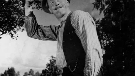 IHÄRDIG. John Elfström spelade Åsa-Nisse i 19 filmer.