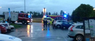 Bara några minuter tidigare – då hade han kört över barnen