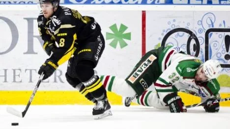 Patrik Bergström (till vänster) spelade i AIK:s tröja ifjol och fick då Rögle på fall. Sedan blev just Rögle ny klubbadress för Patrik Bergström som är en av sex spelare från Piteå i allsvenskan. Han är en av dem som kan tänka sig återvända till Piteå i framtiden.