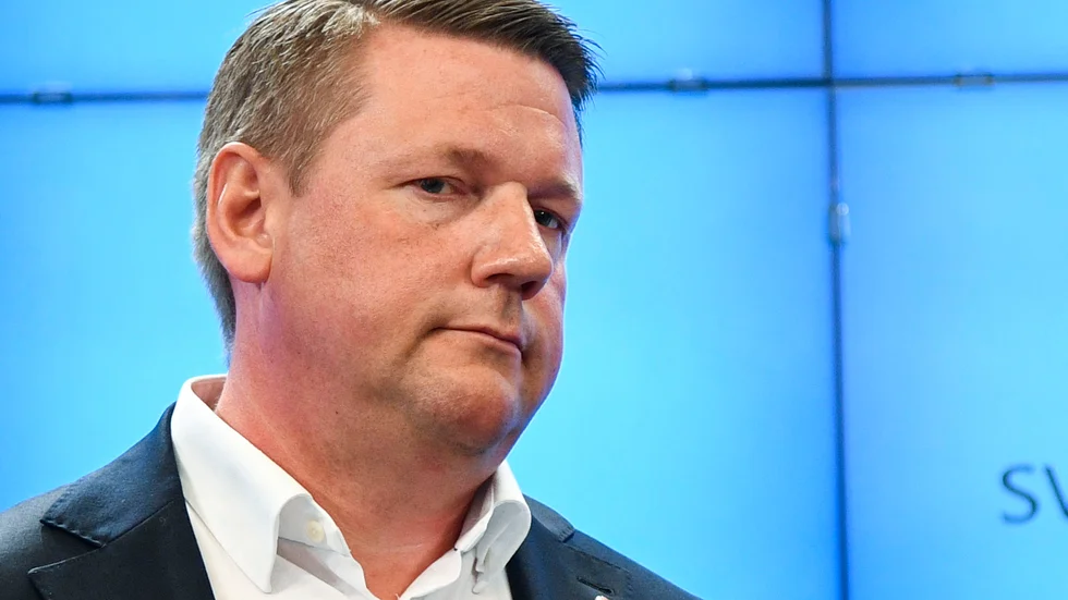 Socialdemokraternas partisekreterare Tobias Baudin (S). Arkivbild.