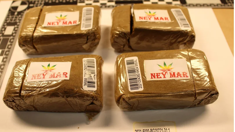 Den misstänkta kvinnan stoppades på tågstationen i Haparanda med två förpackningar på totalt drygt sex kilo cannabis. Nu åtalas hon för grovt narkotikabrott. Bilden är tagen vid ett annat tillfälle. (Arkivbild)