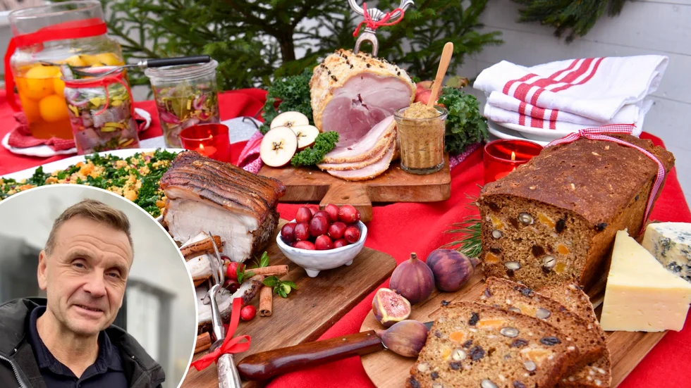 Det blir inget julbord eller någon gåva för de anställda hos Västra Sörmlands räddningstjänst. På bild ses också Mattias Gårdholt. 
