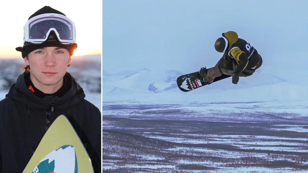 Snowboardåkaren Ruben Rosenfors tävlar till helgen hemma i Kiruna i Sverigecupens första deltävling. 19-åringen har höga förhoppningar om pallplats, men medger att han kan komma att vara lite nervös.