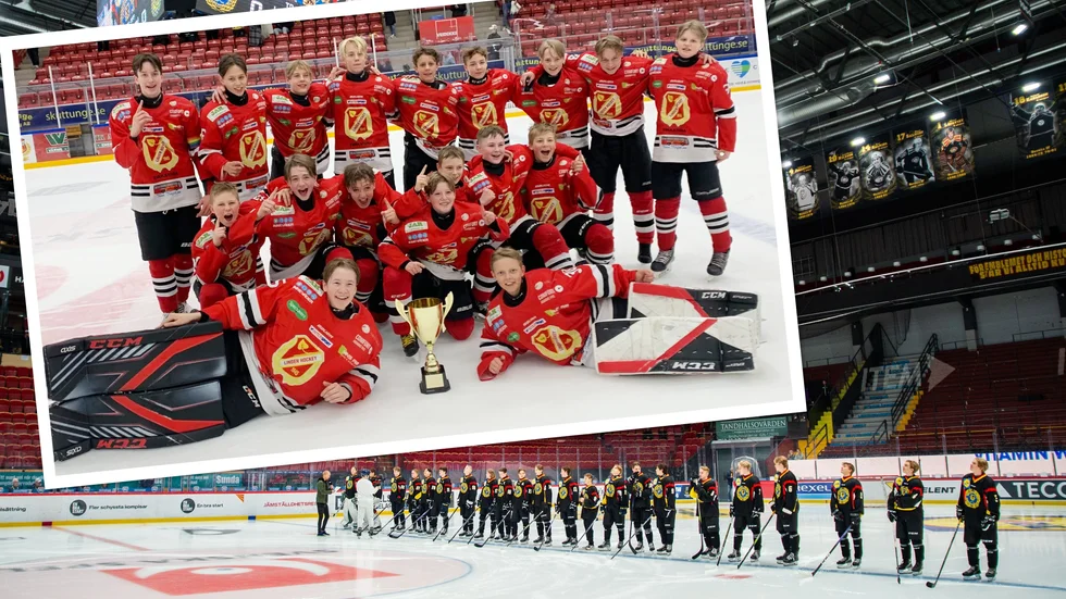 Åtta talanger i Lindens framgångsrika årgång, pojkar födda 2008, fanns med i det lag som tog Södermanland till tv-puckfinal (stora bilden). Flera har av dem har redan lämnat för större klubbar och det troliga är att alla åtta fortsätter sin hockeyutbildning på annat håll.