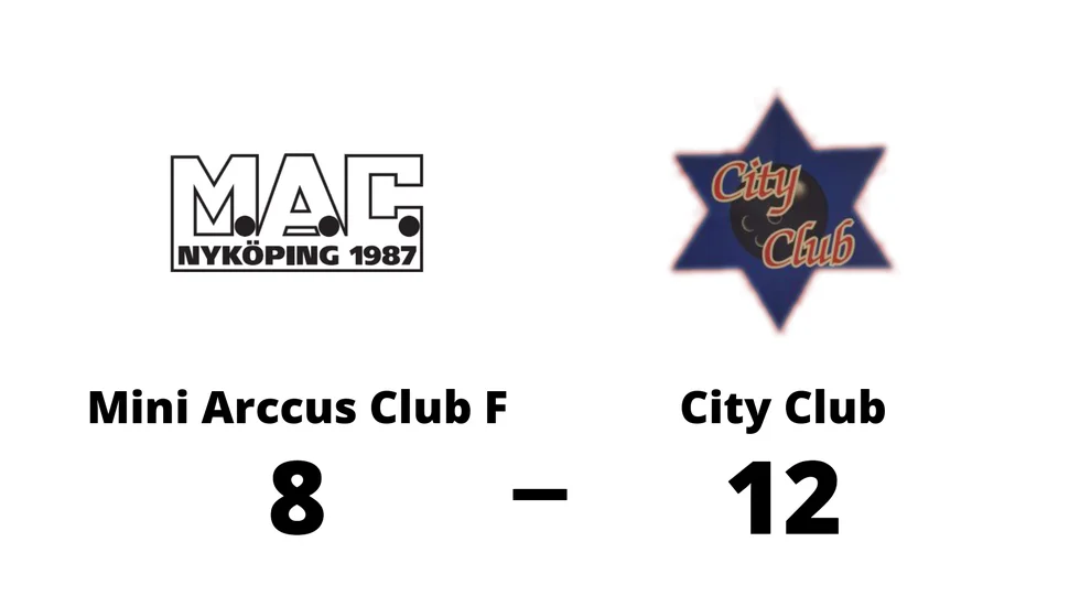 Mini Arccus Club F förlorade mot City Club