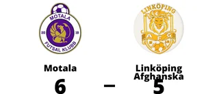 Förlust för Linköping Afghanska mot Motala med 5-6