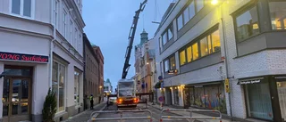 Centrala gator avstängda: Banken fick tung leverans