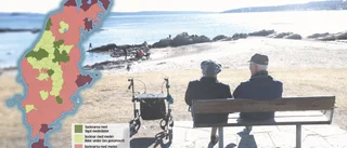 KARTA: Här är medelåldern högst – och lägst – på Gotland