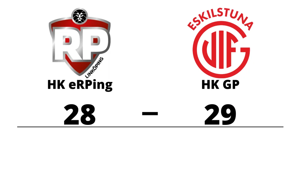 HK eRPing förlorade mot HK GP