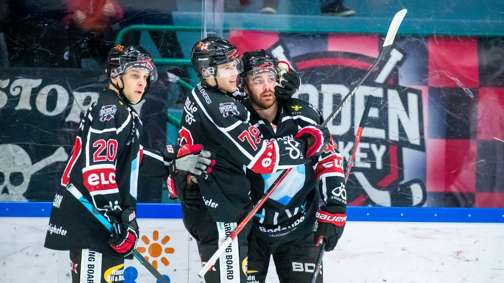 Emil Lindblom gjorde 4-2-målet för Boden Hockey i segern mot Örnsköldsvik.