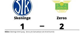 Formstarka Zeros tog ny seger mot Skeninge