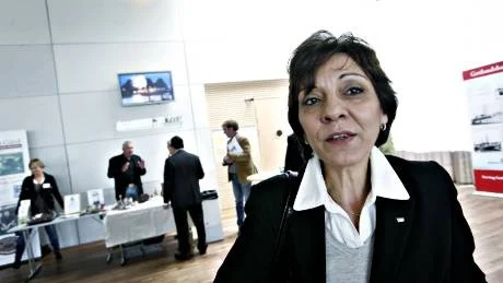 Palestinska ambassadören Hala Husni Fariz är imponerad av Gotland.                                Foto: Petra Jonsson