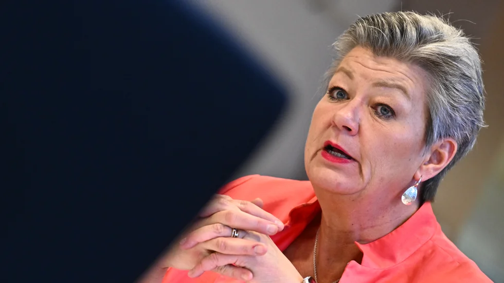 EU-kommissionär Ylva Johansson. Arkivbild.