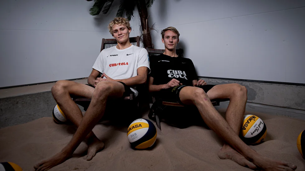 David Åhman och Jonatan Hellvig. Arkivbild.