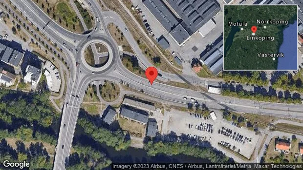 En personbil i trafikolycka