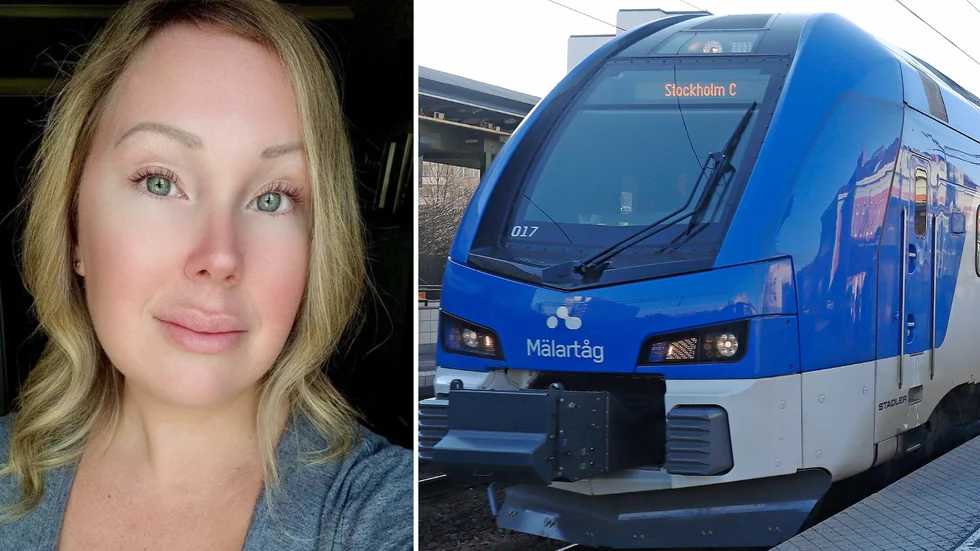 Tågvärden Anna Högrelius hittade en massa stöldgods.