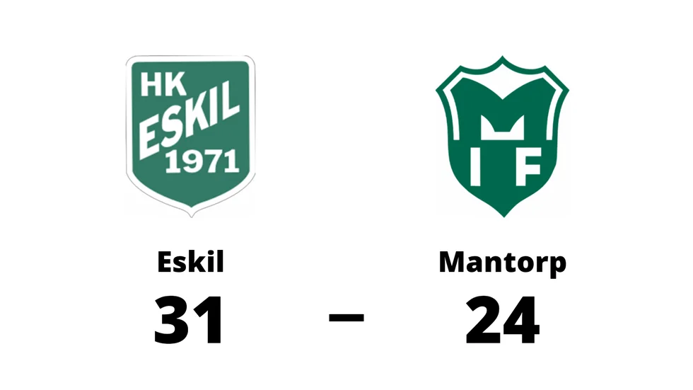 HK Eskil vann mot Mantorps IF