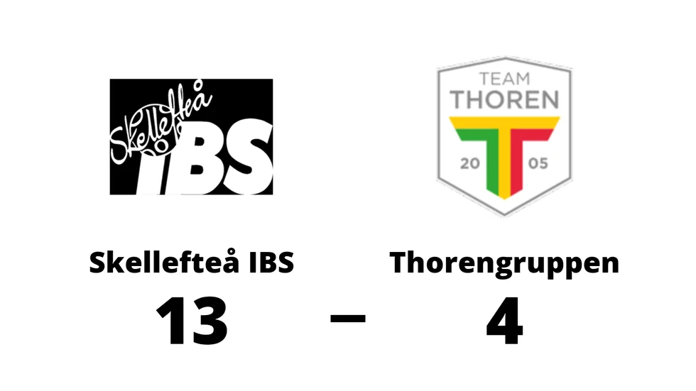 Skellefteå IBS vann mot Thorengruppen IBK