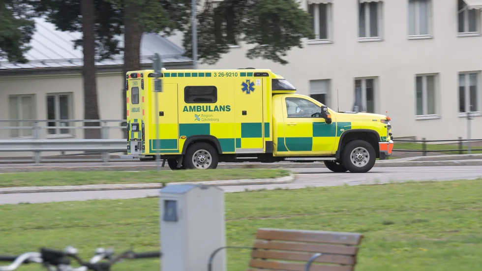 Arkivbild av ambulans. 