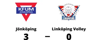 Tung förlust när Linköping Volley besegrades av Jönköping