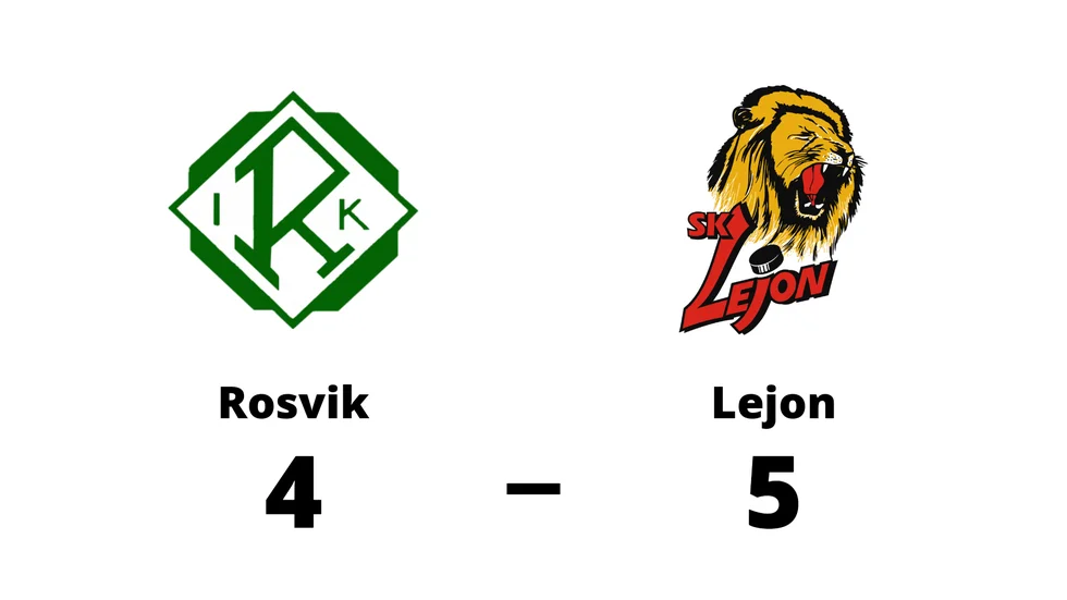 Rosvik IK förlorade mot SK Lejon
