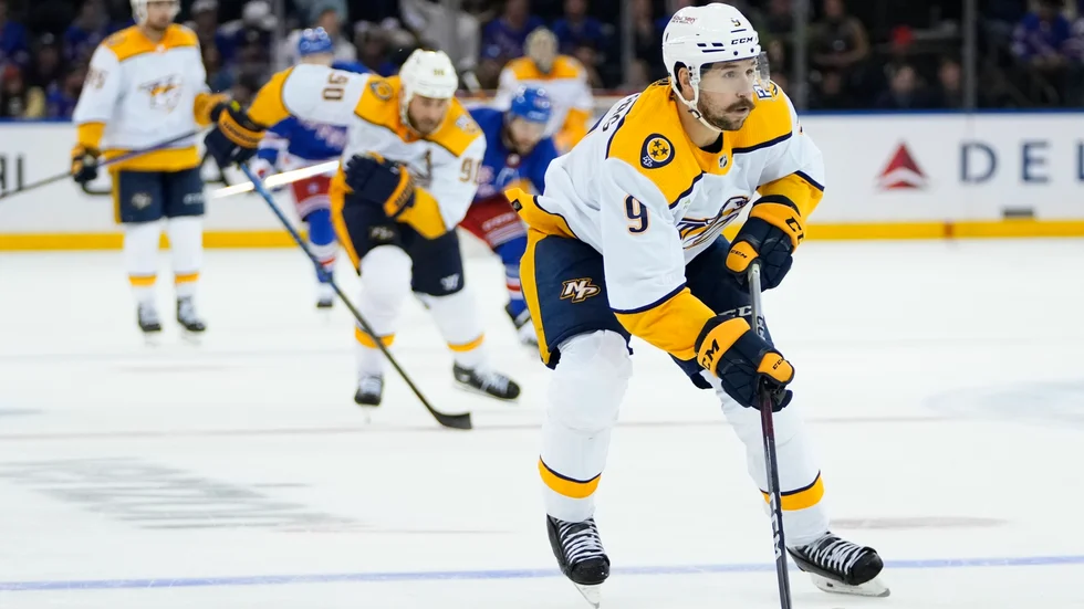 Nashvilles Filip Forsberg fick chans att visa varför han fortfarande är Nashvilles poängkung.