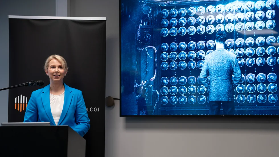 Sofie Nystrøm, chef för norska nationella säkerhetsmyndigheten (NSM). Arkivbild.